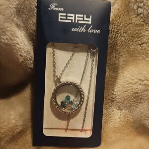 Effy Silver Charm Locket with Extra Charms